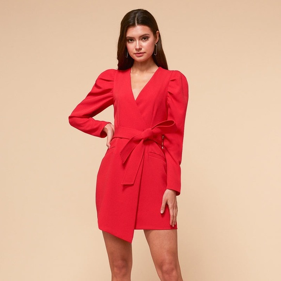 Adelyn Rae Camryn Red Blazer Dress NWT - Picture 1 of 8